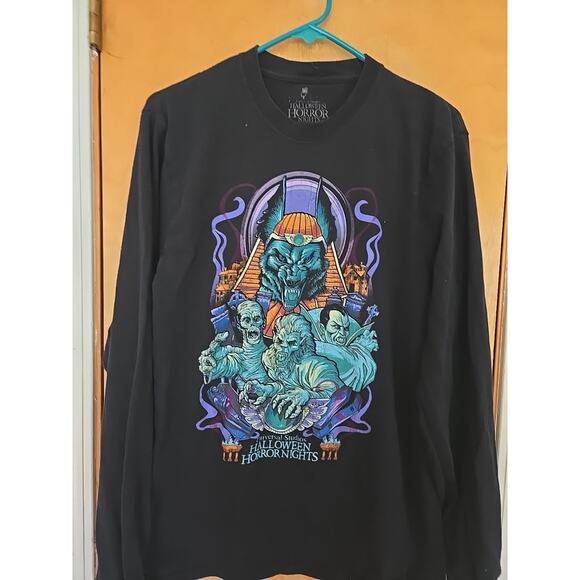 Universal Studios Hollywood Other - Halloween Horror Nights Shirt Mens Medium Graphic Universal Studios 2022 Black